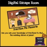 Fractions Escape Room- Distance Learning (equivalent, numb
