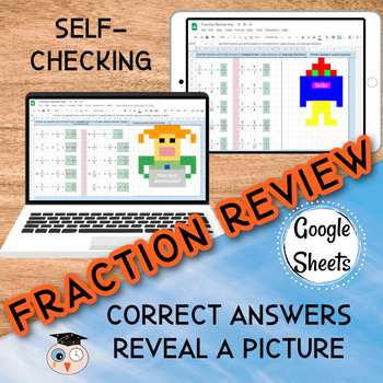 Preview of Digital Fraction Practice | Adding Subtracting Multiplying and Dividing