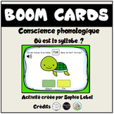 Digital French Boom cards- Conscience phonologique, où se 