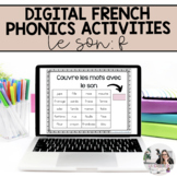 Digital French Phonics Activities (f) | French Sounds for 