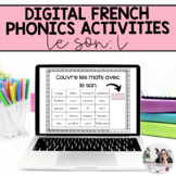 Digital French Phonics Activities (l) | French Sounds for 