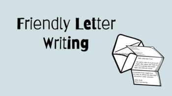 Preview of Digital Friendly Letter Writing Google Classroom