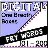 Digital Fry Words 101-200 One Breath Boxes