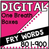 Digital Fry Words 801-900 One Breath Boxes