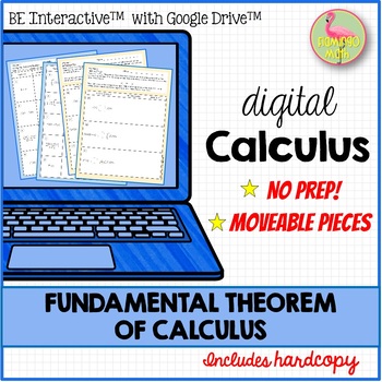 Preview of Fundamental Theorem of Calculus Activity for Google Slides™ Distance Learning