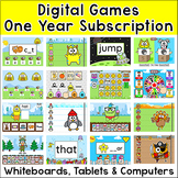 Digital Games 1-Year Subscription - Language & Math Games - Speech Therapy Games