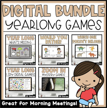 Preview of #sunnydeals24 Digital Games Bundle | Morning Meeting | Brain Breaks