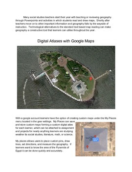 Preview of Digital Geography Atlas with Google Maps