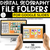 Digital Geography File Folders for Special Education (Digi