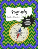 Digital Geography Interactive Notebook- Google Classroom- 