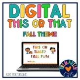 Digital Get To Know You This or That Fall Activity
