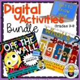 Digital "Get to Know You" Activity Bundle:  Two engaging G