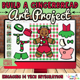 Digital Build a Gingerbread Man Craft, Writing Prompts Res