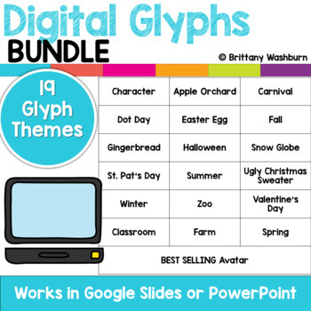 Preview of Digital Glyphs Full Year Bundle