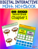 Digital Go Math Interactive Notebook Second Grade Chapter 1