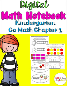 Preview of Digital Go Math Kindergarten Interactive Notebook