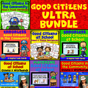Preview of Good Citizenship ULTRA BUNDLE Being a Good Citizen at School & in the Community
