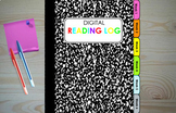 Digital Google Classroom Reading Log Notebook-Fiction