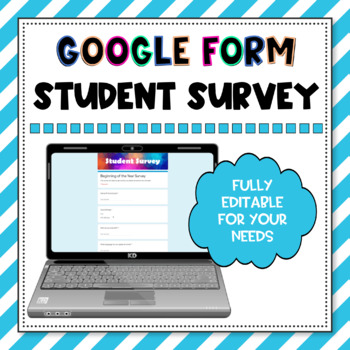 Preview of Digital Google Form Beginning of the Year Student Survey