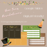 Digital Google Slides New Years Resolutions 2022