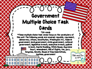 Preview of Digital Government Task Cards
