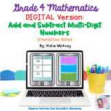 Digital Grade 4 Math- Add and Subtract Multi-Digit Numbers