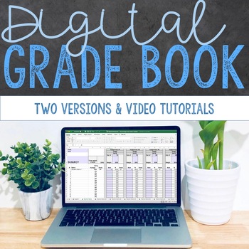 Preview of Digital Gradebook - Automated Mark Calculation (Google Sheets & Microsoft Excel)