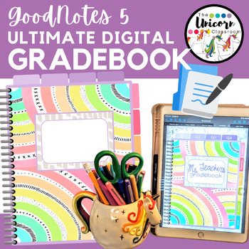 Preview of Digital Gradebook for Elementary Classroom Teachers | GoodNotes5 Notability
