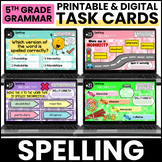 Digital Grammar Activities - Spelling - 5th Grade
