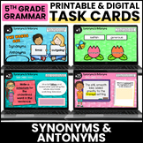 Digital Grammar Activities - Synonyms and Antonyms (L.5.5C)
