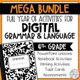 Digital Grammar Fourth Grade Activities: Year-Long BUNDLE