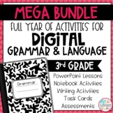 Grammar Third Grade Activities: Year-Long BUNDLE - DIGITAL