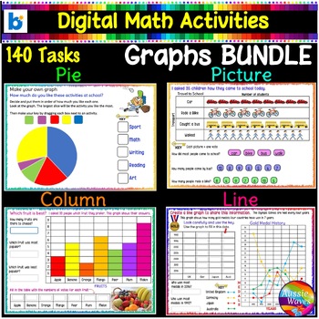 Preview of Digital Graph Activities BUNDLE