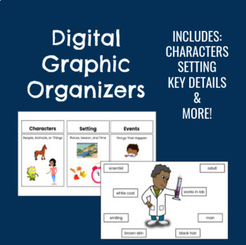 Preview of Digital Graphic Organizers for Elementary Students