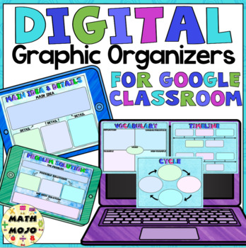 Preview of Digital Graphic Organizers for Google Classroom