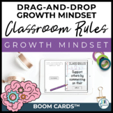 Digital Growth Mindset: Classroom Rules on BOOM CARDS