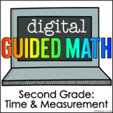 Digital Guided Math Second Grade Time and Measurement
