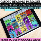 Digital Guided Reading Passages Bundle: Level A-M Fiction 