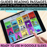 Digital Guided Reading Passages Bundle | Level A-Z Fiction