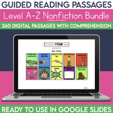 Digital Guided Reading Passages Bundle: Level A-Z Non Fiction