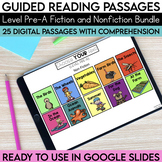 Digital Guided Reading Passages Bundle: Level Pre-A Fictio