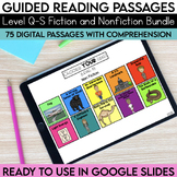 Digital Guided Reading Passages Bundle: Level Q-S Fiction 