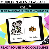 Digital Guided Reading Passages: Level A