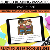 Digital Guided Reading Passages: Level F Fall Mini Pack Di