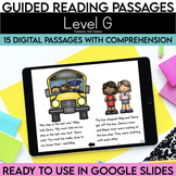 Digital Guided Reading Passages: Level G