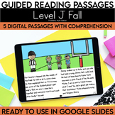 Digital Guided Reading Passages: Level J Fall Mini Pack Di