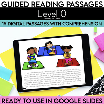 Preview of Level O Digital Resources Guided Reading Passages with Comprehension Questions