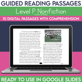 Digital Guided Reading Passages: Level P (Non Fiction)
