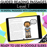 Digital Guided Reading Passages: Level T