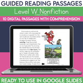 Digital Guided Reading Passages: Level W (Non Fiction)
